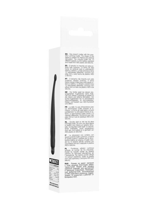 Lyra - ABS Bullet With Sleeve - 10-Speeds - Black Lyra - ABS Bullet With Sleeve - 10-Speeds - Black