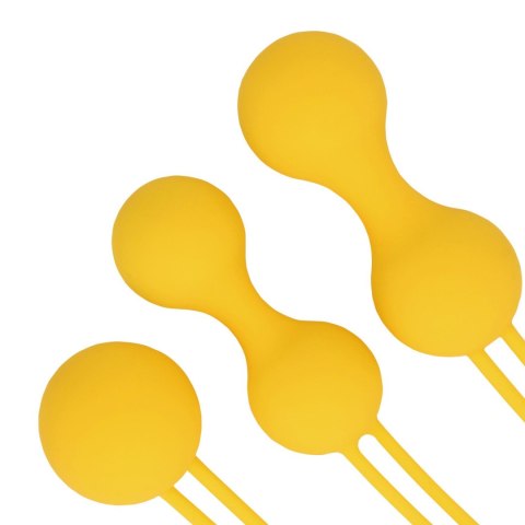 Kegel Ball Exercise Set - Lemonade Yellow Kegel Ball Exercise Set - Lemonade Yellow