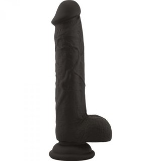 Dildo realistyczne czarne 21,5 cm