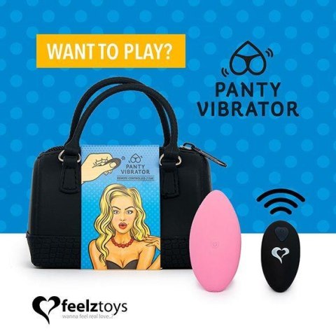 FeelzToys - Panty Vibe Remote Controlled Vibrator Pink FeelzToys - Panty Vibe Remote Controlled Vibrator Pink