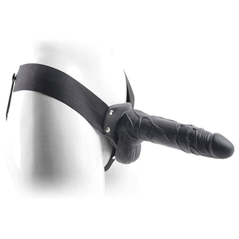 Proteza-FALLO STRAP ON CAVO REAL RAPTURE 8 BLACK WITH BALLS Proteza-FALLO STRAP ON CAVO REAL RAPTURE 8 BLACK WITH BALLS