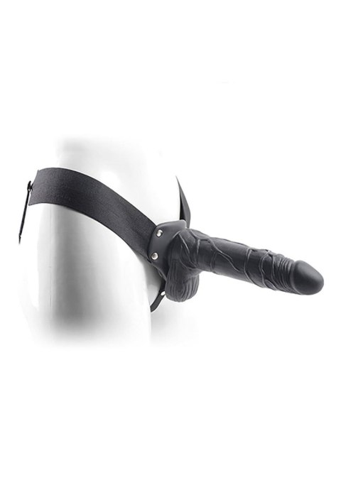 Proteza-FALLO STRAP ON CAVO REAL RAPTURE 8 BLACK WITH BALLS Proteza-FALLO STRAP ON CAVO REAL RAPTURE 8 BLACK WITH BALLS