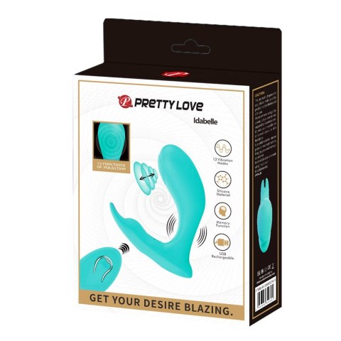 IDABELLE, 12 pulse wave settings 12 vibration functions Wireless remote control IDABELLE, 12 pulse wave settings 12 vibration functions Wireless remote control