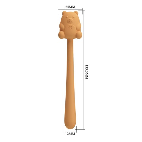 CUTE BEAR, Flirting Stick, 7 vibration functions, Magnetic USB charging CUTE BEAR, Flirting Stick, 7 vibration functions, Magnetic USB charging