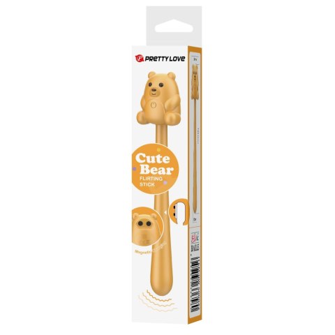 CUTE BEAR, Flirting Stick, 7 vibration functions, Magnetic USB charging CUTE BEAR, Flirting Stick, 7 vibration functions, Magnetic USB charging