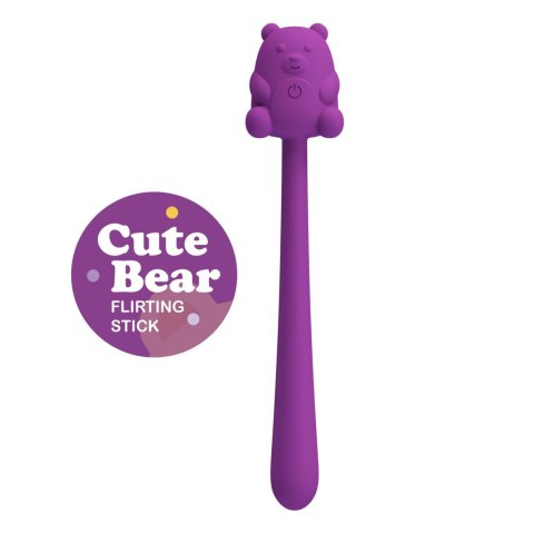CUTE BEAR, Flirting Stick, 7 vibration functions, Magnetic USB charging CUTE BEAR, Flirting Stick, 7 vibration functions, Magnetic USB charging