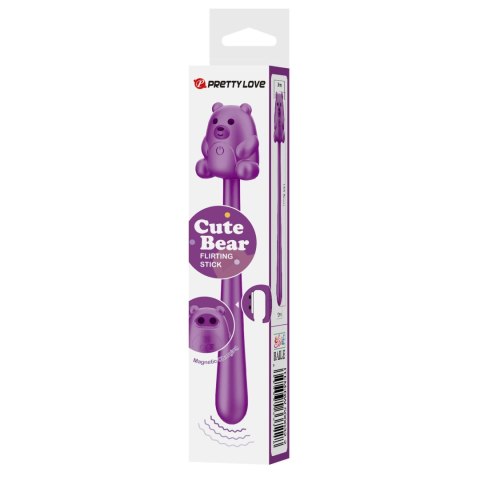 CUTE BEAR, Flirting Stick, 7 vibration functions, Magnetic USB charging CUTE BEAR, Flirting Stick, 7 vibration functions, Magnetic USB charging