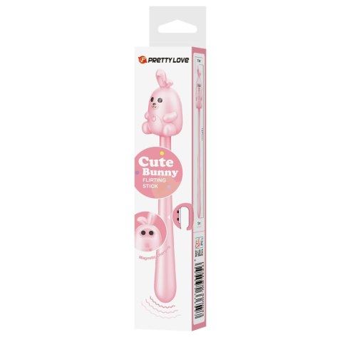 CUTE BUNNY, Flirting Stick, 7 vibration functions, Magnetic USB charging CUTE BUNNY, Flirting Stick, 7 vibration functions, Magnetic USB charging