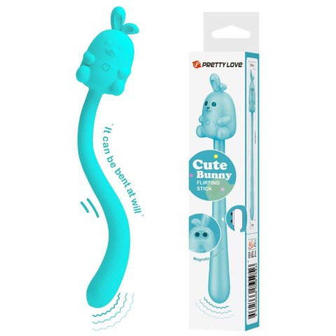 CUTE BUNNY, Flirting Stick, 7 vibration functions, Magnetic USB charging CUTE BUNNY, Flirting Stick, 7 vibration functions, Magnetic USB charging