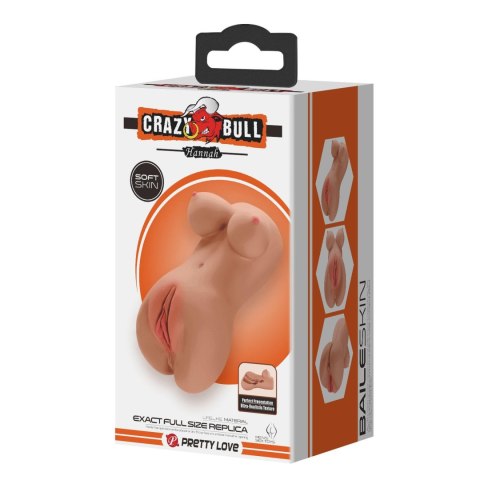 HANNAH, Double-entry masturbator's realistic vagina or anus HANNAH, Double-entry masturbator's realistic vagina or anus