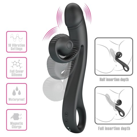 PRETTY LOVE - Love Romance Selma Snail Rabbit - Black PRETTY LOVE - Love Romance Selma Snail Rabbit - Black