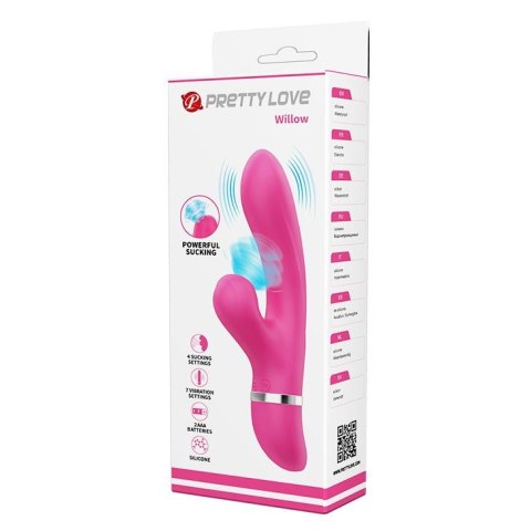 PRETTY LOVE - Willow, 7 vibration functions 4 sucking functions PRETTY LOVE - Willow, 7 vibration functions 4 sucking functions