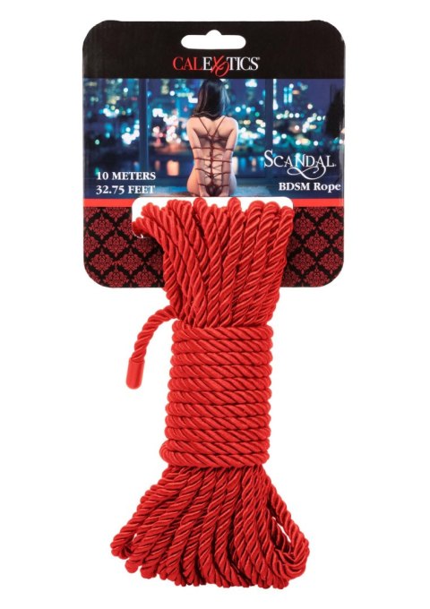 Scandal BDSM Rope 10M Red Scandal BDSM Rope 10M Red