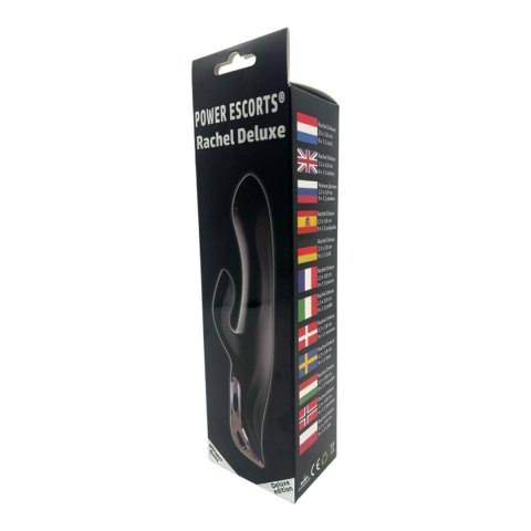 Power Escorts - BR191 - Rachel Deluxe design Multi-Speed Vibrator - Black Power Escorts - BR191 - Rachel Deluxe design Multi-Speed Vibrator - Black