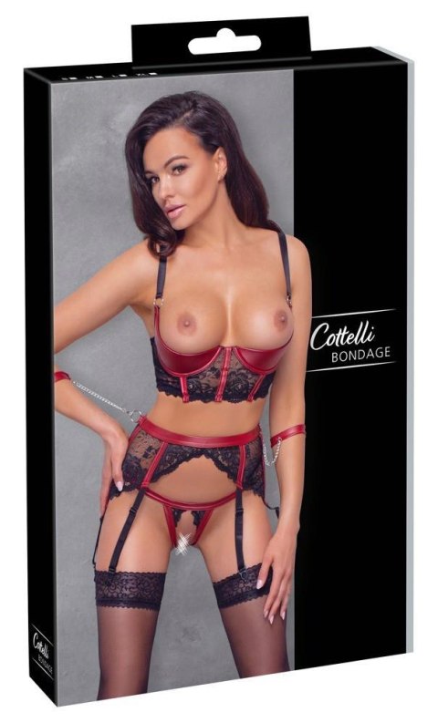 Shelf Bra Set black/red L Shelf Bra Set black/red L