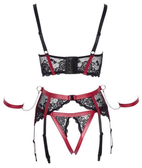 Shelf Bra Set black/red L Shelf Bra Set black/red L