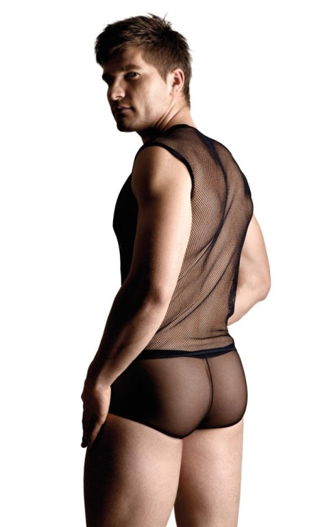 Net set - shirt and thong - black XL Net set - shirt and thong - black XL