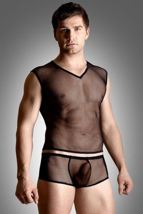 Net set - shirt and thong - black M/L Net set - shirt and thong - black M/L
