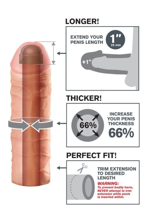 FANTASY X-TENSIONS MEGA 1 INCH EXTENSION LIGHT FANTASY X-TENSIONS MEGA 1 INCH EXTENSION LIGHT