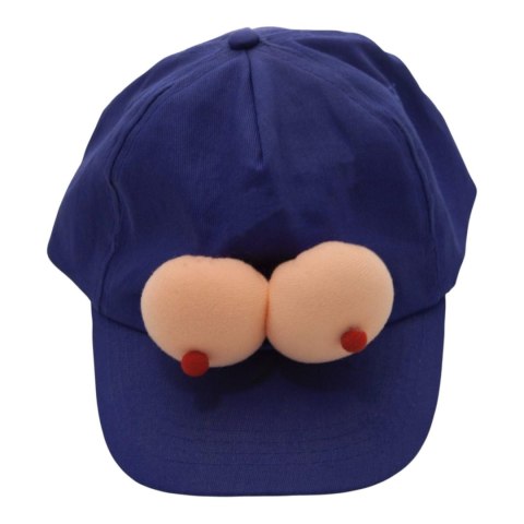 Kinky Pleasure - DS003 - Cap With Breasts - Blue - One Size Kinky Pleasure - DS003 - Cap With Breasts - Blue - One Size