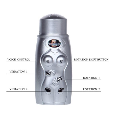 BAILE- VAGINA AND ASS, Vibration Rotation Heating function Sex talk BAILE- VAGINA AND ASS, Vibration Rotation Heating function Sex talk