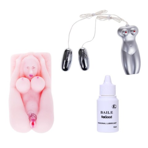 BAILE - Vibration Sex talk Double holes, 3 AAA batteries, TPR ABS BAILE - Vibration Sex talk Double holes, 3 AAA batteries, TPR ABS