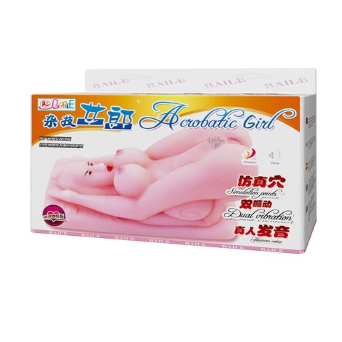 BAILE - Vibration Sex talk Double holes, 3 AAA batteries, TPR ABS BAILE - Vibration Sex talk Double holes, 3 AAA batteries, TPR ABS