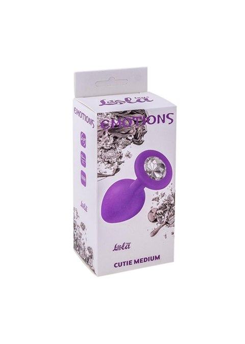 Plug-Anal Plug Emotions Cutie Medium Purple clear crystal Plug-Anal Plug Emotions Cutie Medium Purple clear crystal