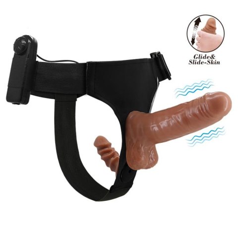 BAILE- Ultra Passionate Harness Dual Penis 6,2'' BAILE- Ultra Passionate Harness Dual Penis 6,2''