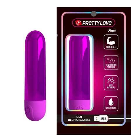PRETTY LOVE - Kiwi, 10 Wibracji, ABS PRETTY LOVE - Kiwi, 10 Wibracji, ABS