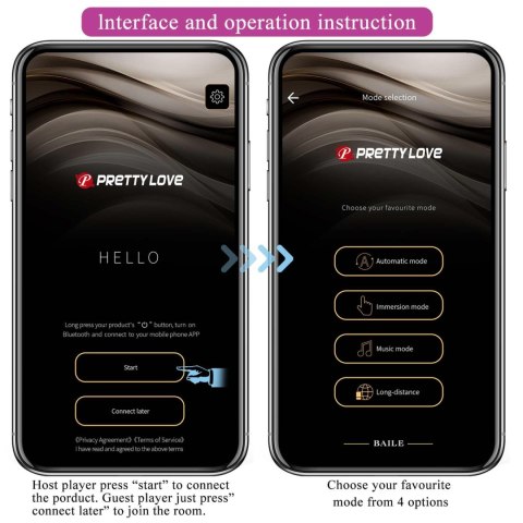 PRETTY LOVE - Klay, 10 vibration functions 10 thrusting settings Mobile APP remote control PRETTY LOVE - Klay, 10 vibration functions 10 thrusting settings Mobile APP remote control