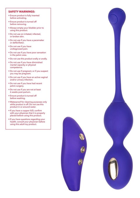 Estim Dual Kegel Exerciser Blue Estim Dual Kegel Exerciser Blue