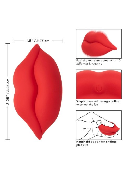 Muah Mini Vibrator Red Muah Mini Vibrator Red