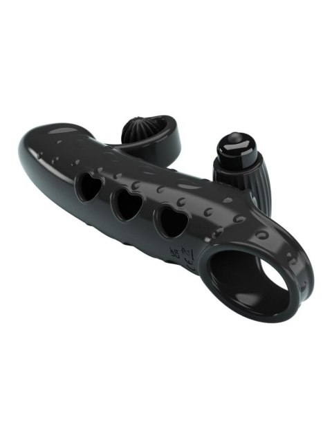 PRETTY LOVE - ROMANCE - VIBRATING PENIS SLEEVE BLACK PRETTY LOVE - ROMANCE - VIBRATING PENIS SLEEVE BLACK