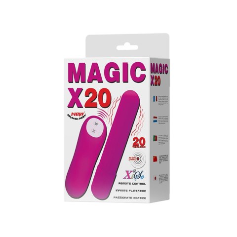 BAILE - MAGIC X20, 20 vibration functions Wireless remote control BAILE - MAGIC X20, 20 vibration functions Wireless remote control