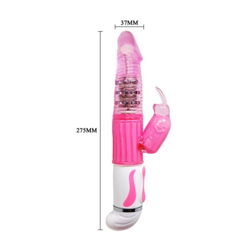 BAILE- Fasination Vibrator Pink,12 vibration functions 4 rotation functions BAILE- Fasination Vibrator Pink,12 vibration functions 4 rotation functions