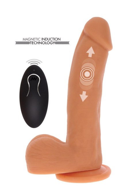 Magnetic Pulse Trusting Dildo Light skin tone Magnetic Pulse Trusting Dildo Light skin tone