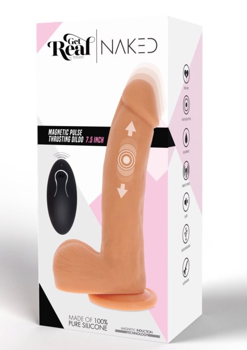 Magnetic Pulse Trusting Dildo Light skin tone Magnetic Pulse Trusting Dildo Light skin tone