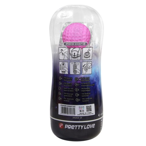 PRETTY LOVE - VACUM MASTURBATOR, WATERPROOF, TPE PRETTY LOVE - VACUM MASTURBATOR, WATERPROOF, TPE