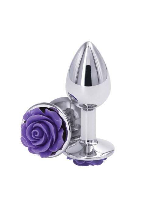 Rose Buttplug Small Purple Rose Buttplug Small Purple