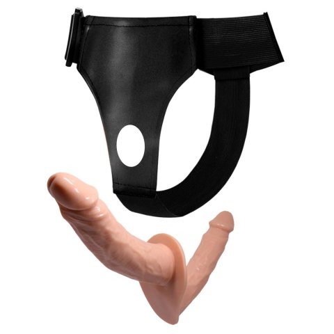 BAILE -STRAP ON DOUBLE DILDOS, 7.1''+5.9'' BAILE -STRAP ON DOUBLE DILDOS, 7.1''+5.9''