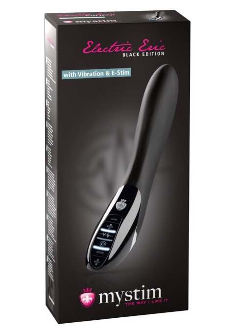 Electric Eric Estim Vibrator Black Electric Eric Estim Vibrator Black