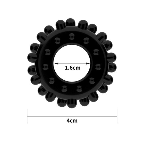 POWER PLUS Cockring Black POWER PLUS Cockring Black