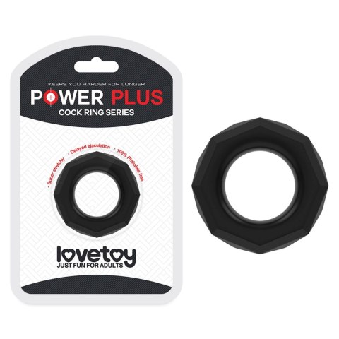 POWER PLUS Cockring Black POWER PLUS Cockring Black