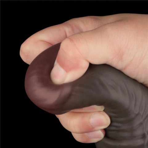 16'' Dual Layered Bendable Silicone Cock XXL(Black) 16'' Dual Layered Bendable Silicone Cock XXL(Black)