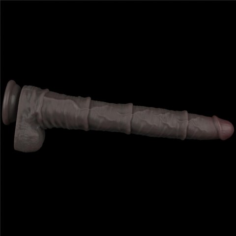 16'' Dual Layered Bendable Silicone Cock XXL(Black) 16'' Dual Layered Bendable Silicone Cock XXL(Black)