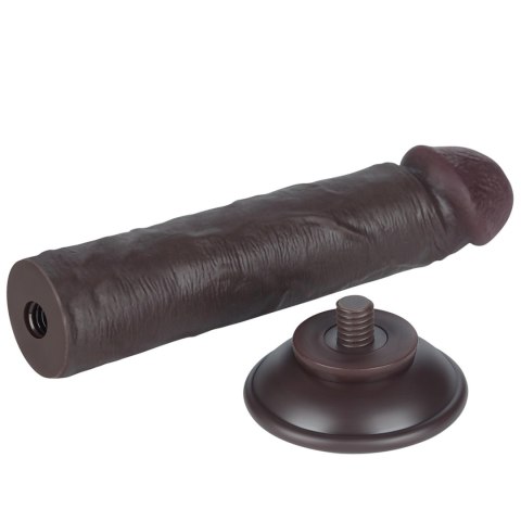8'' Sliding Skin Dual Layer Dong Black 8'' Sliding Skin Dual Layer Dong Black