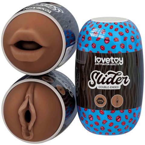 Slider Double-Ended Masturbator Mouth and Vagina Slider Double-Ended Masturbator Mouth and Vagina