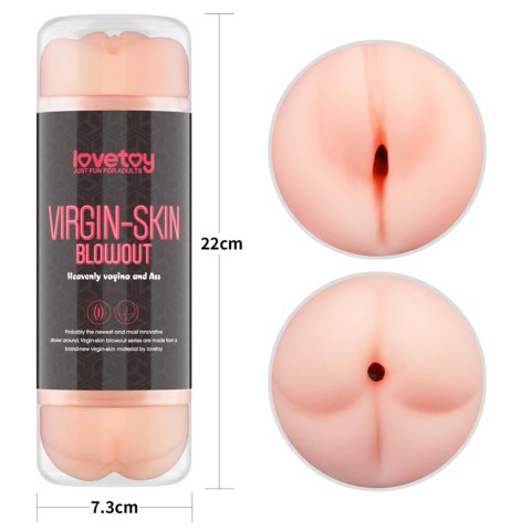 Virgin-Skin Blowout Stroker
Vagina and Ass Virgin-Skin Blowout Stroker
Vagina and Ass