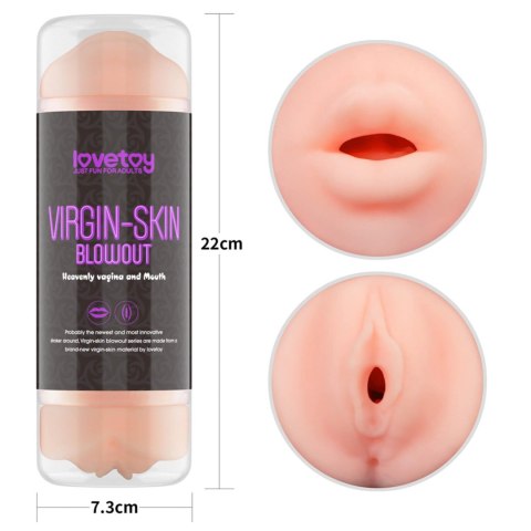 Virgin-Skin Blowout Stroker
Vagina and Mouth Virgin-Skin Blowout Stroker
Vagina and Mouth